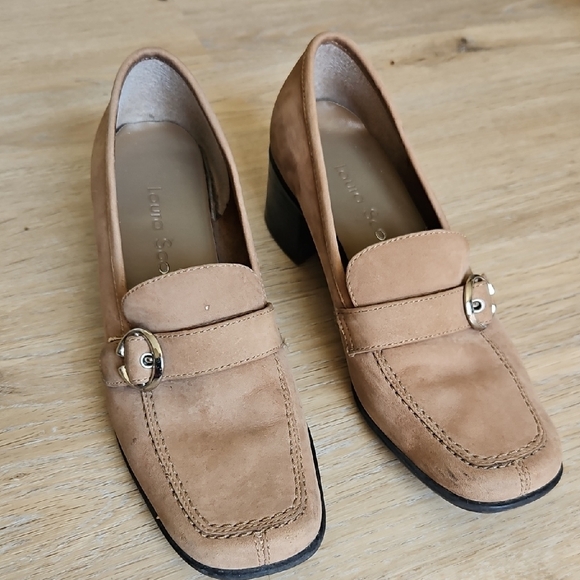 Laura Scott Suede Loafers Size 7 - Picture 4 of 9